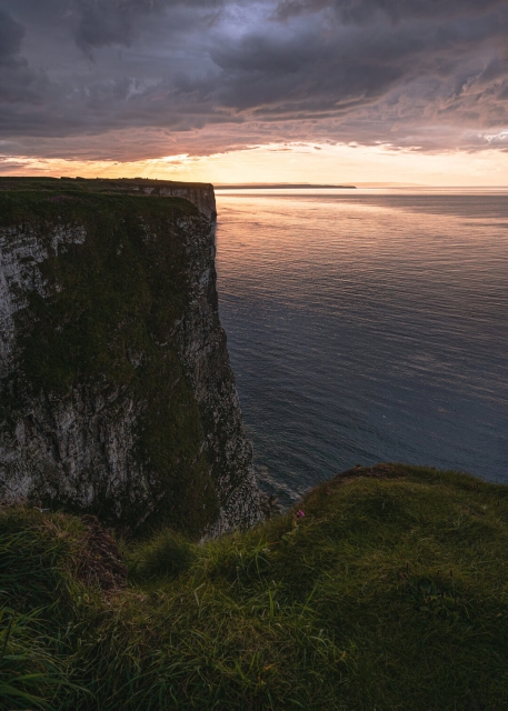 Sunset over Flamborough
