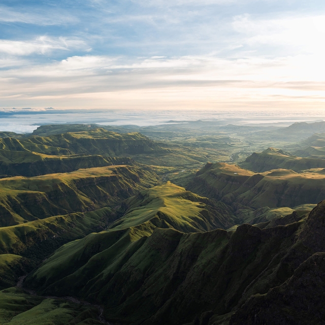 Drakensberg Valley, Sunrise