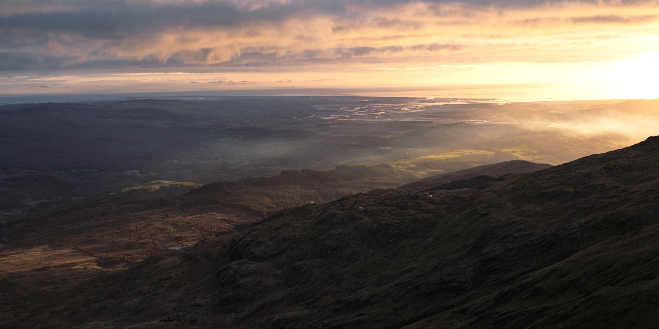 Winter Sunset, Dow Crag