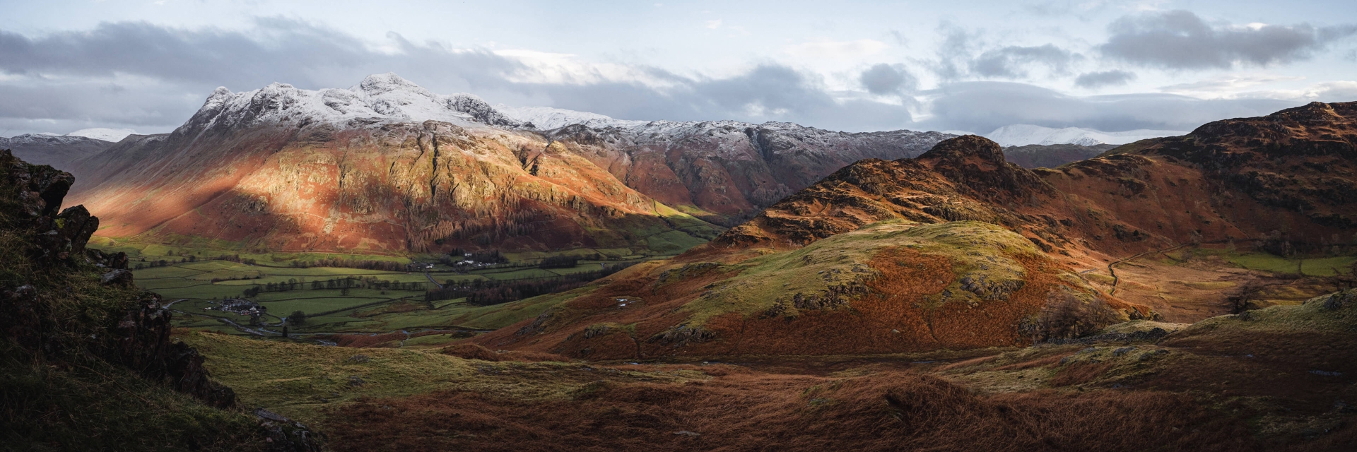 Winter over the Langdales