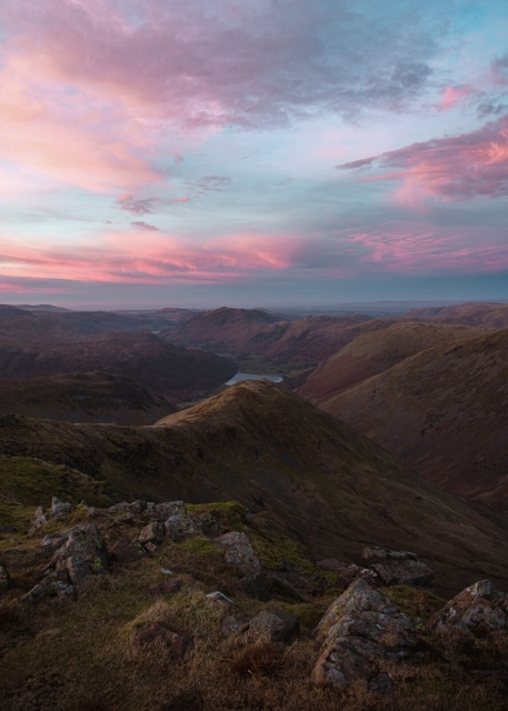 Sunset over Ullswater