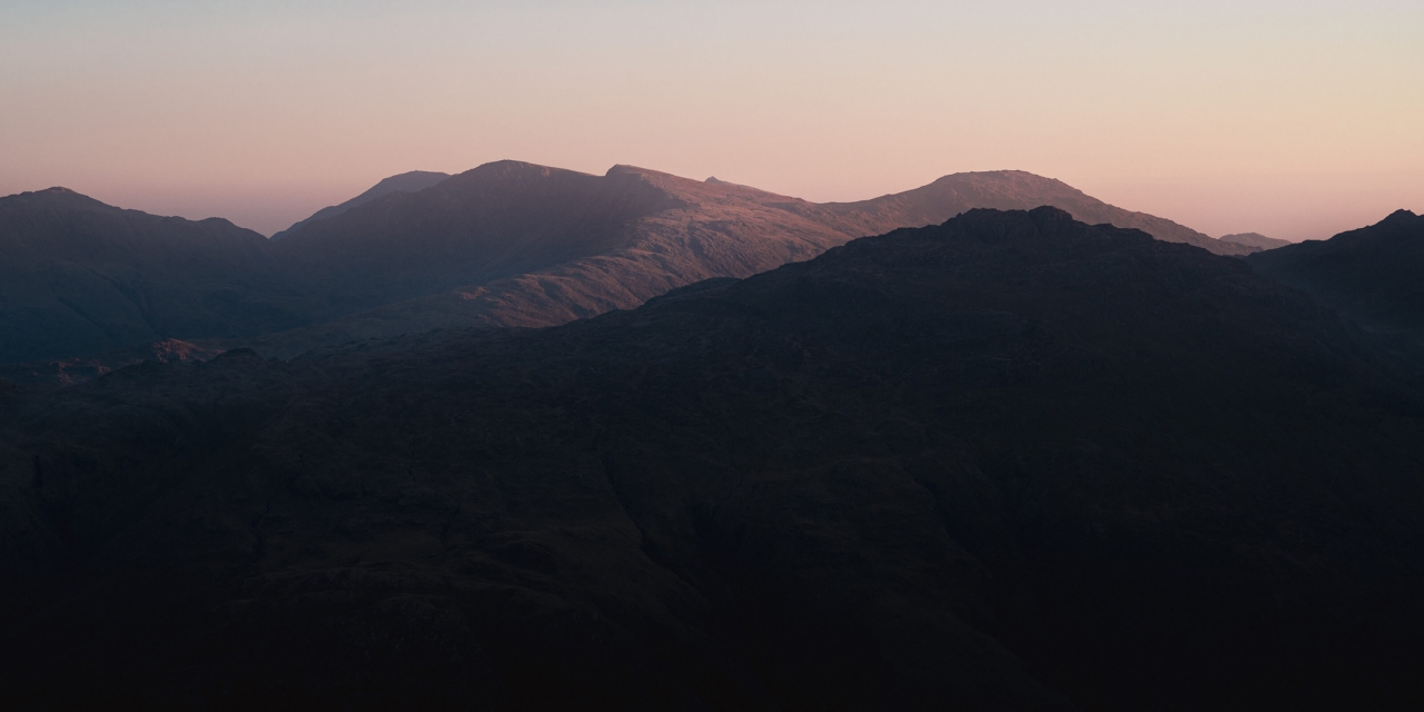 Sunrise over Coniston Old Man