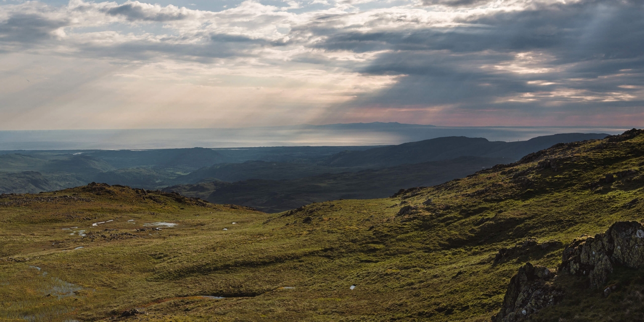Isle of Man, from Crinkle Crags